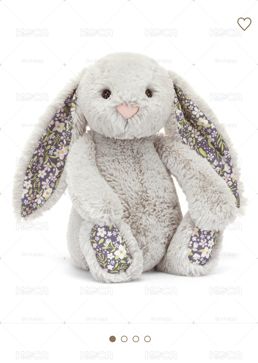 JELLYCAT 🐰Original Blossom Silver Bunny Bloom 31cm