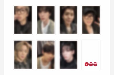 BTS FESTA  日通路幸運卡一套湊套  