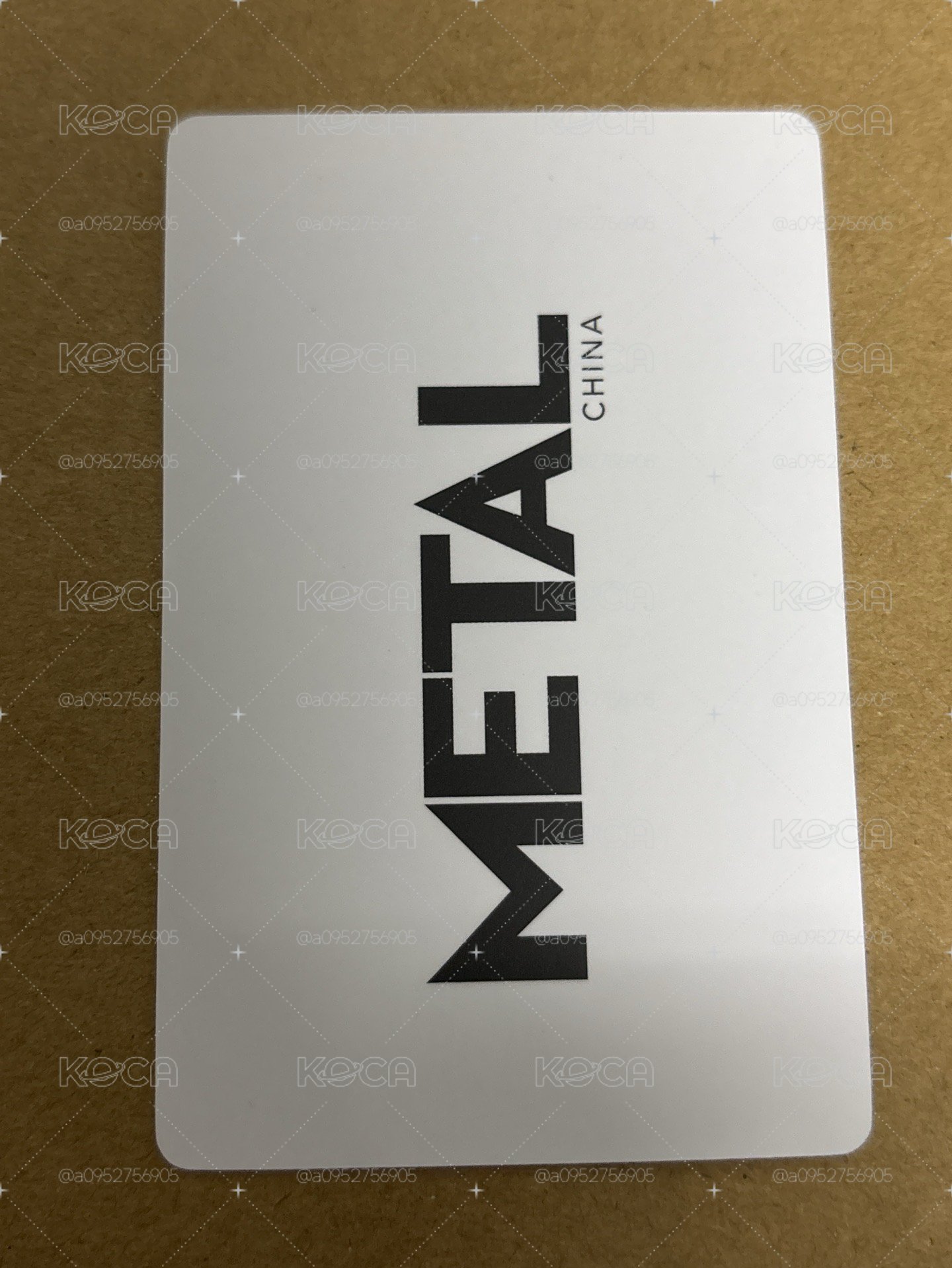 Metal 雜誌卡 單封隱藏柚