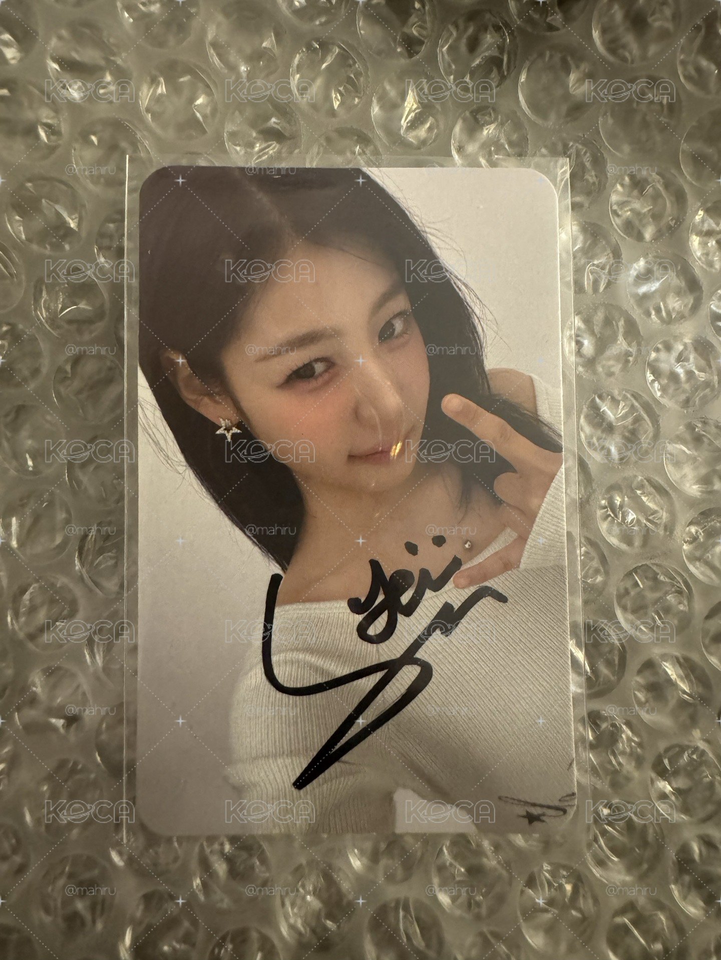 fifty fifty 台灣1st Fan Con VIP入場簽卡/yewon
