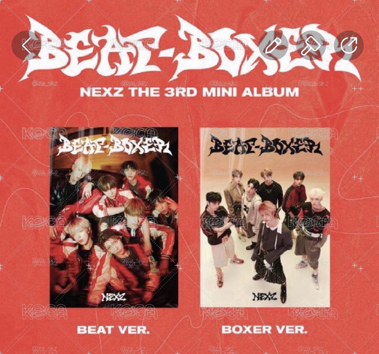 NEXZ 迷3 專輯卡