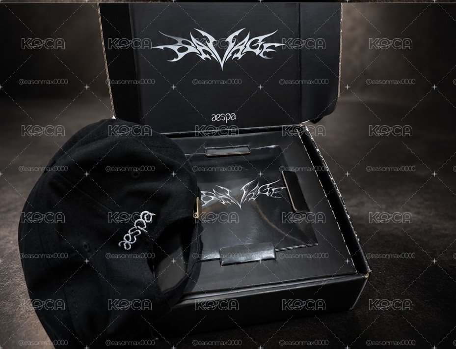 aespa 出道迷一 SAVAGE DELUXE BOX 帽款