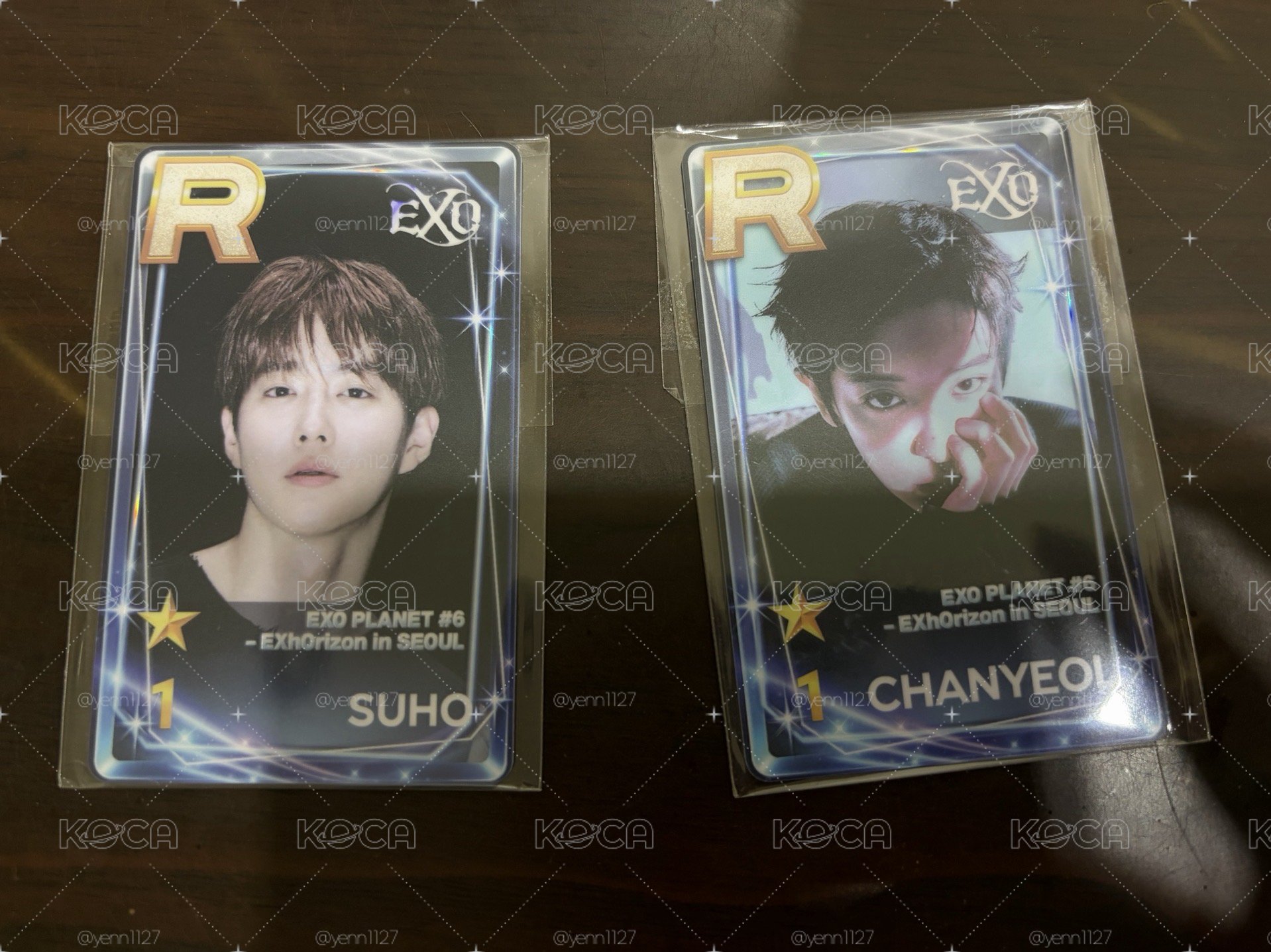 現貨 exo reverxe 六巡 遊戲卡 chanyeol suho 燦烈 俊勉