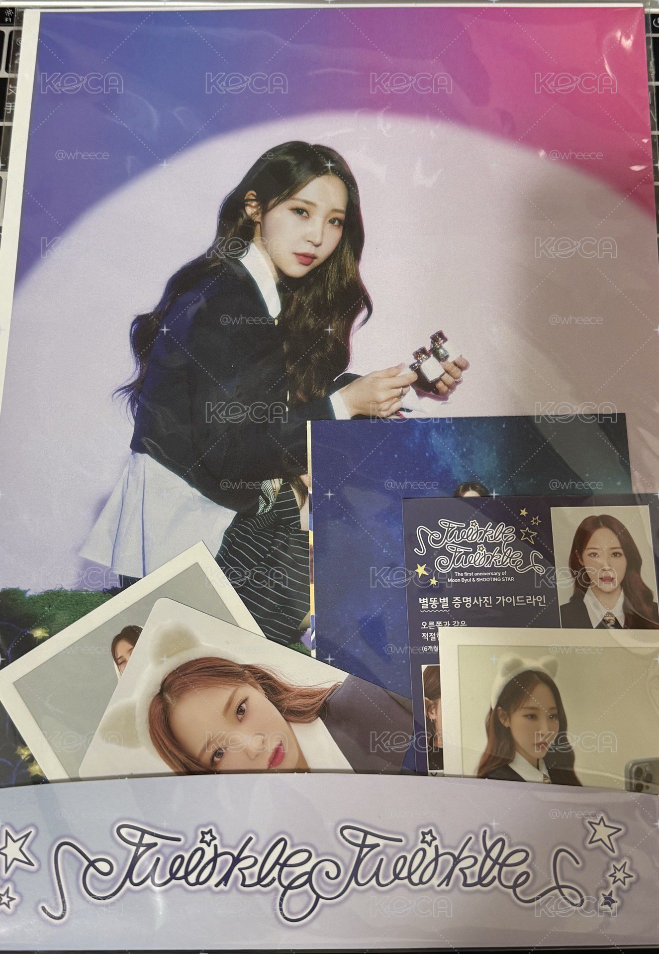 MAMAMOO Moonbyul 媽媽木 文星伊 生日會週邊 海報組