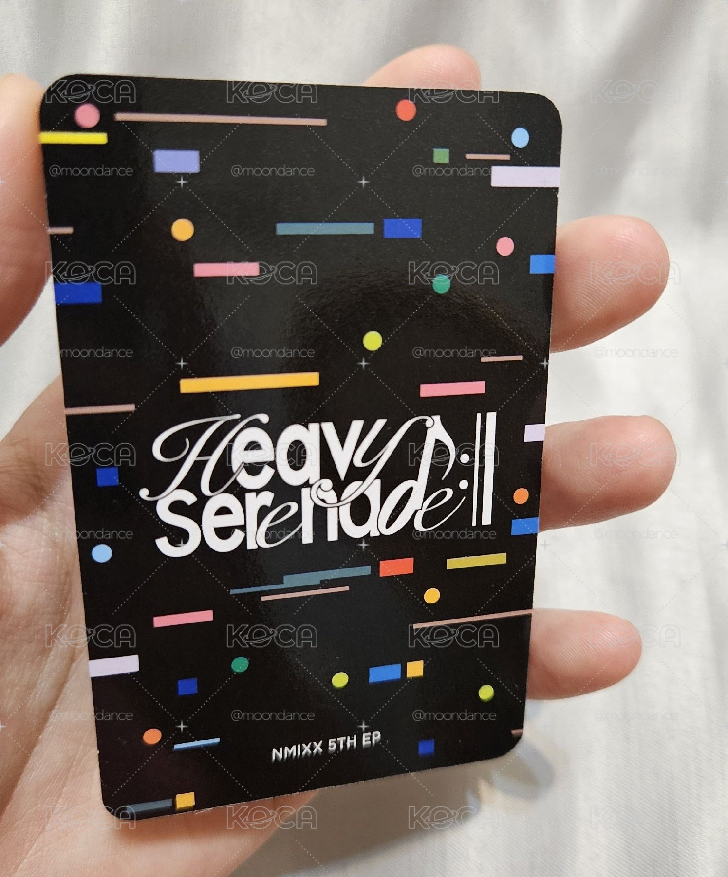 Heavy Serenade Serenade ver. 專輯卡 專卡 Jiwoo 智友 說嗨 舉手