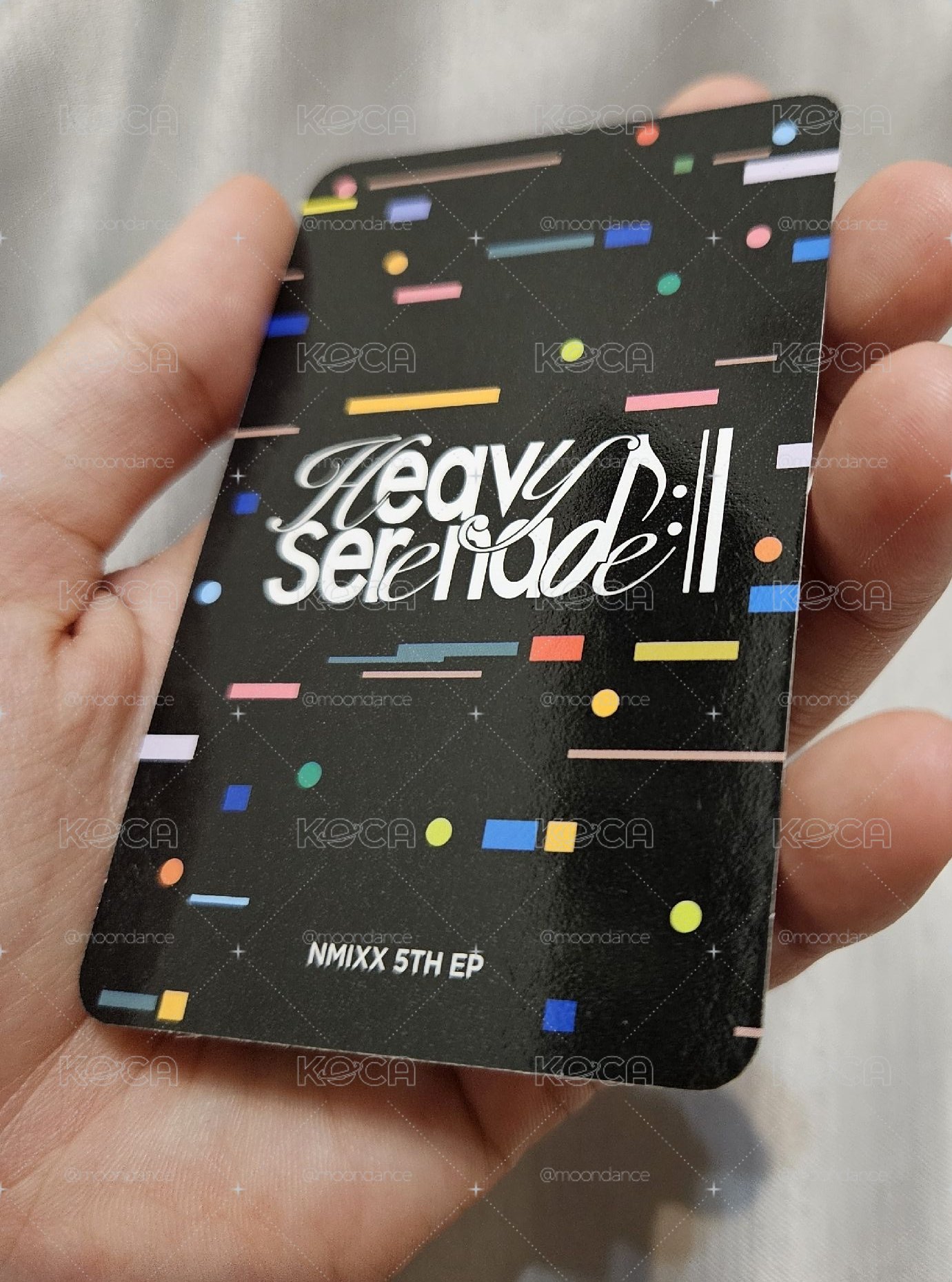 Heavy Serenade Serenade ver. 專輯卡 專卡 Jiwoo 智友 說嗨 舉手