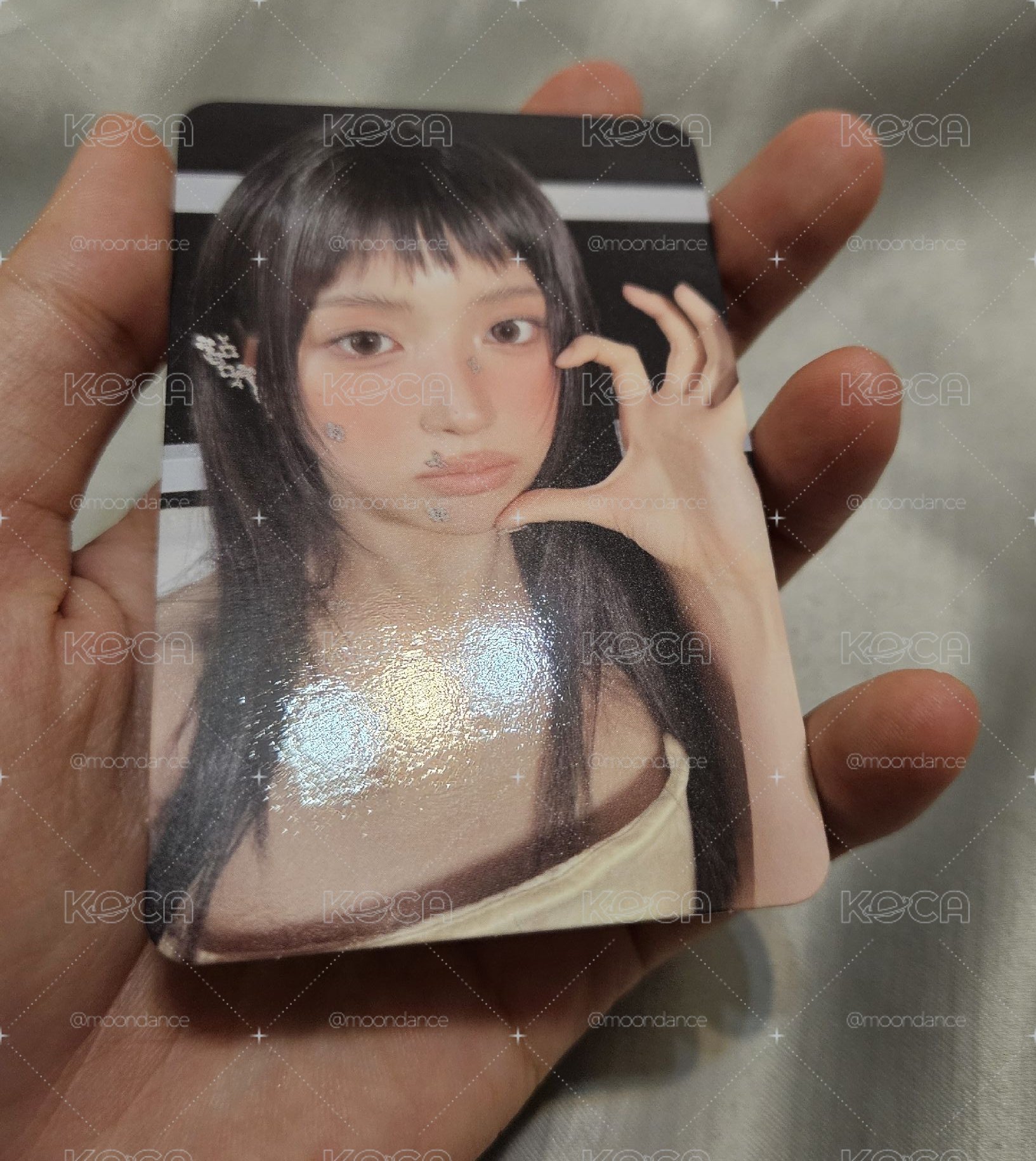 Heavy Serenade Heavy ver. 專輯卡 Jiwoo 智友 臉頰比心
