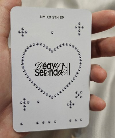 Heavy Serenade Heavy ver. 專輯卡 Jiwoo 智友 臉頰比心