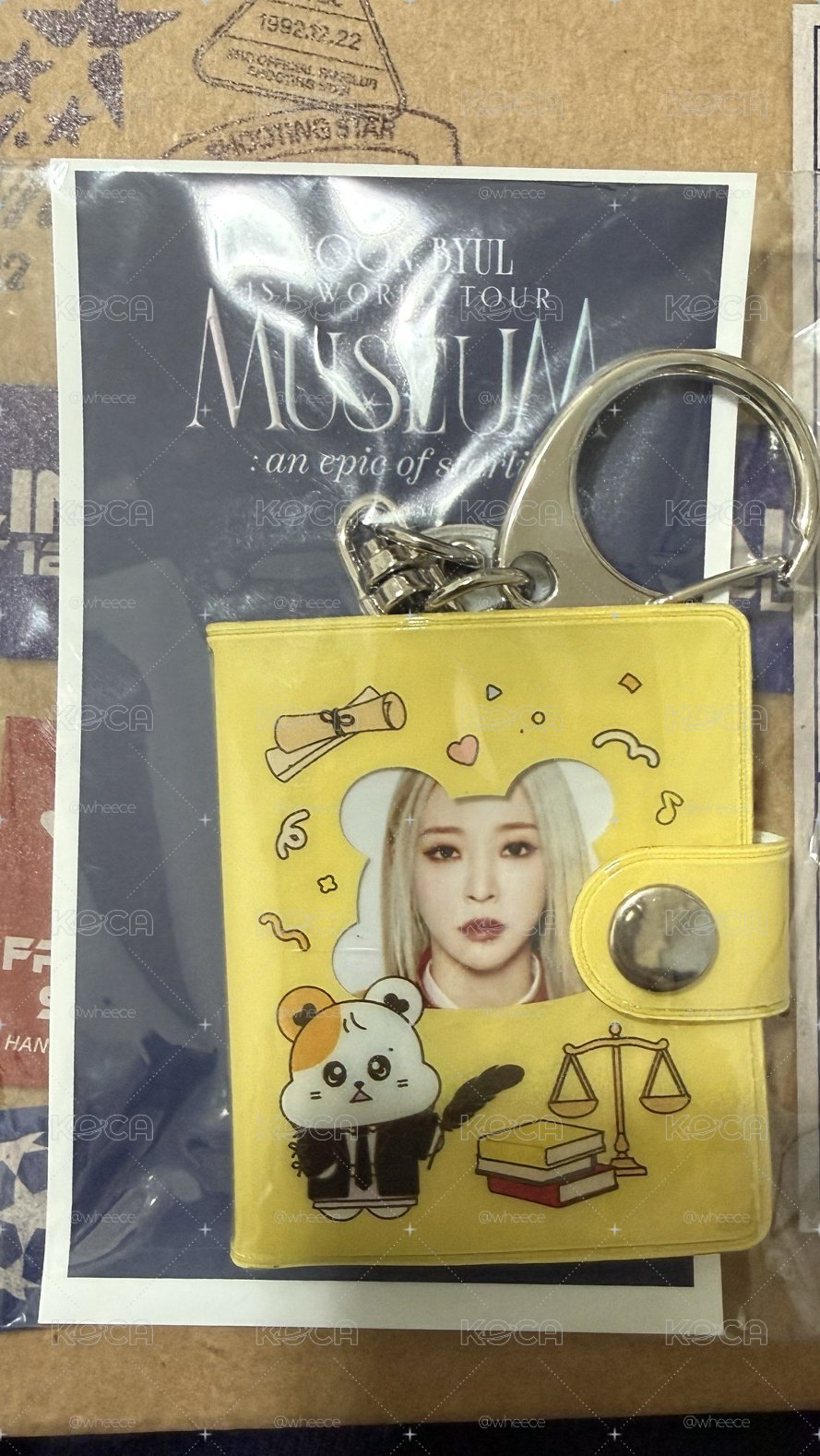 MAMAMOO MOONBYUL 證件照 吊飾