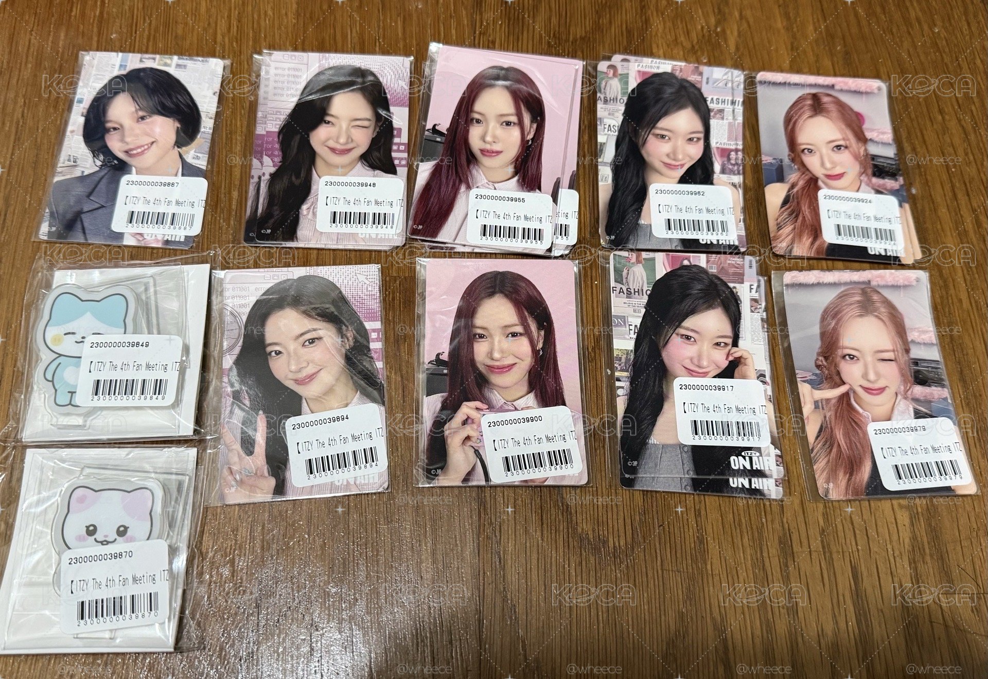 ITZY 一番賞 貼紙