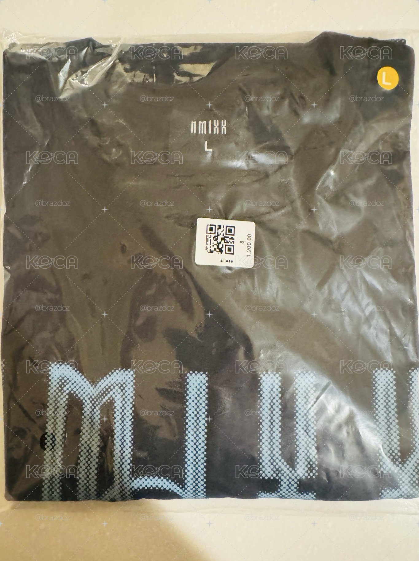 NMIXX曼谷場週 黑T L號