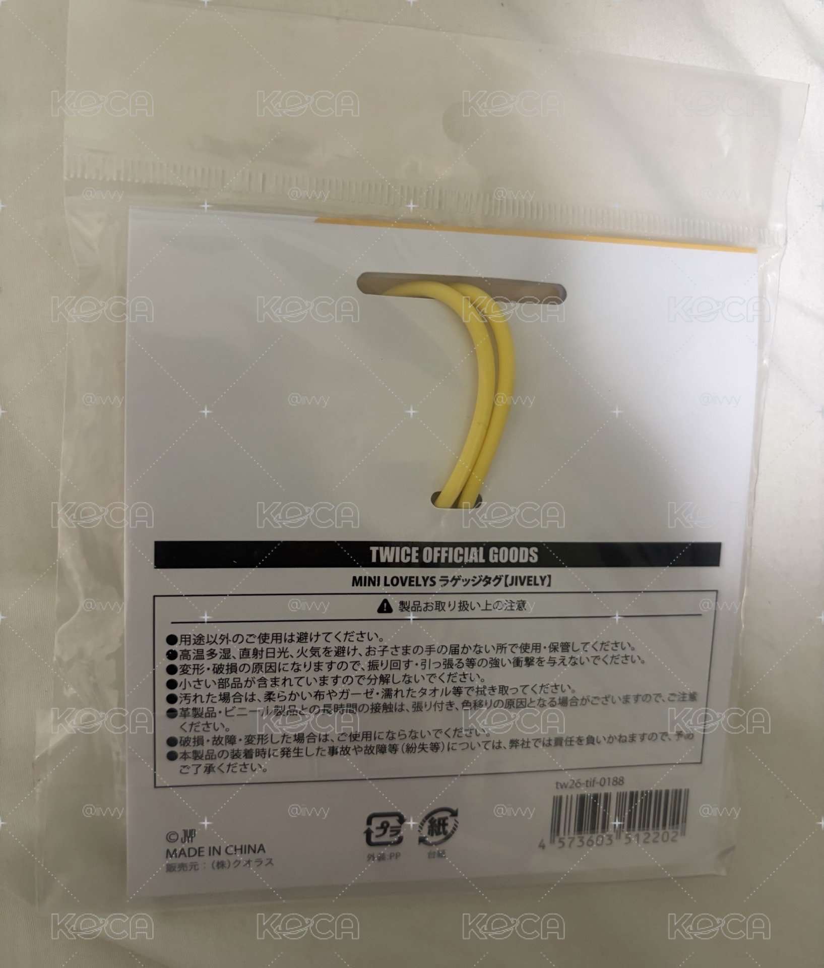 TWICE新國立行李吊牌JIVELY志效 全新現貨