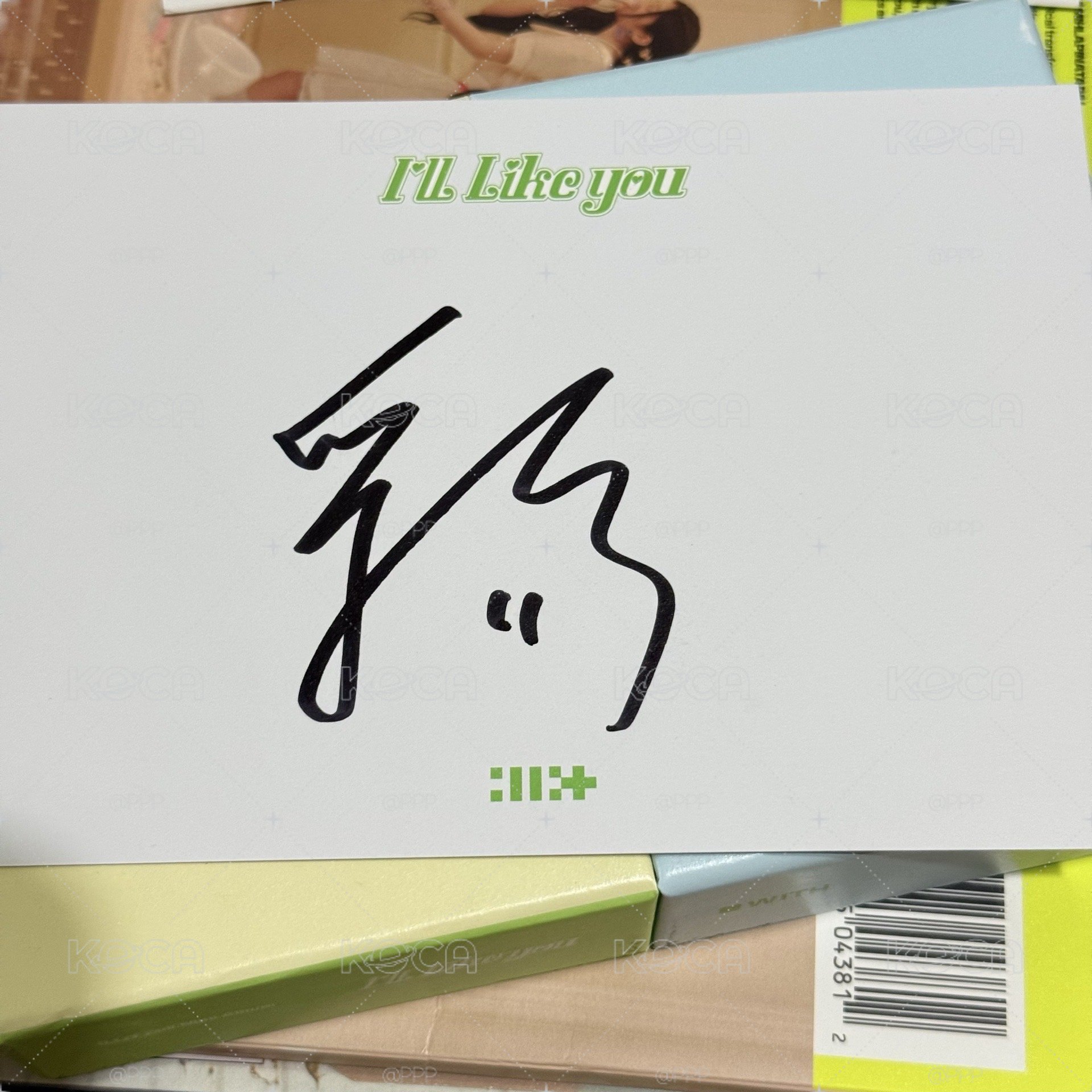 ILLIT mini2 iroha親簽美網明信片