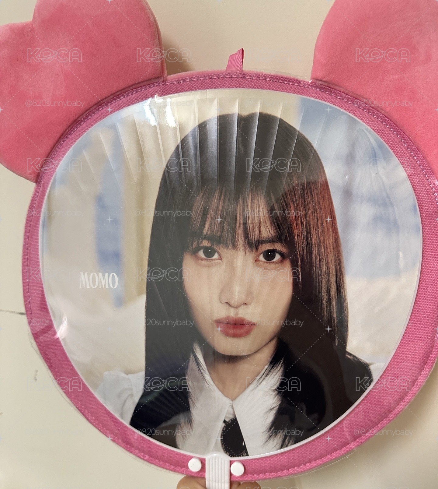 TWICE MOMO扇子+扇套