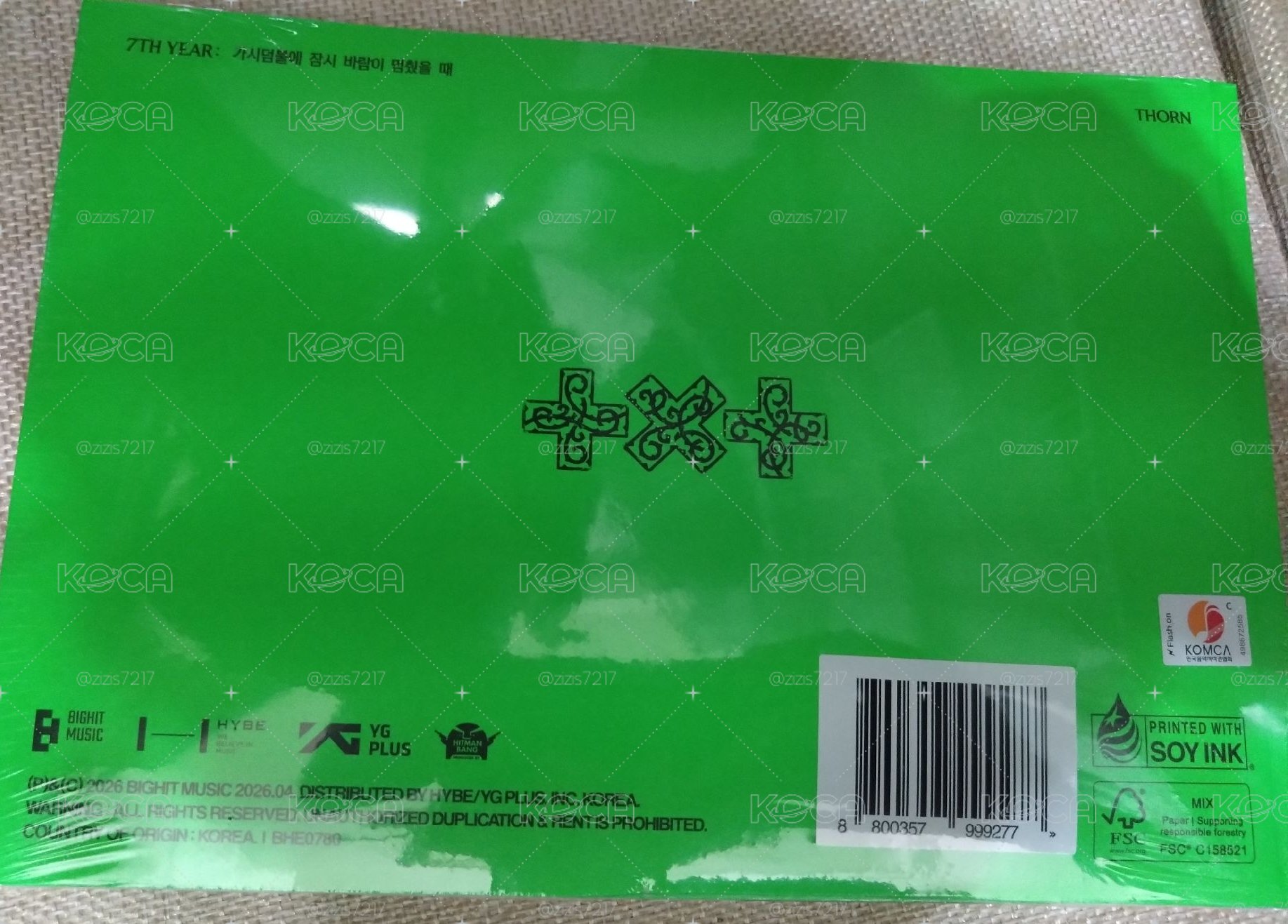 隨機版 第八章迷你專輯THORN Ver.
