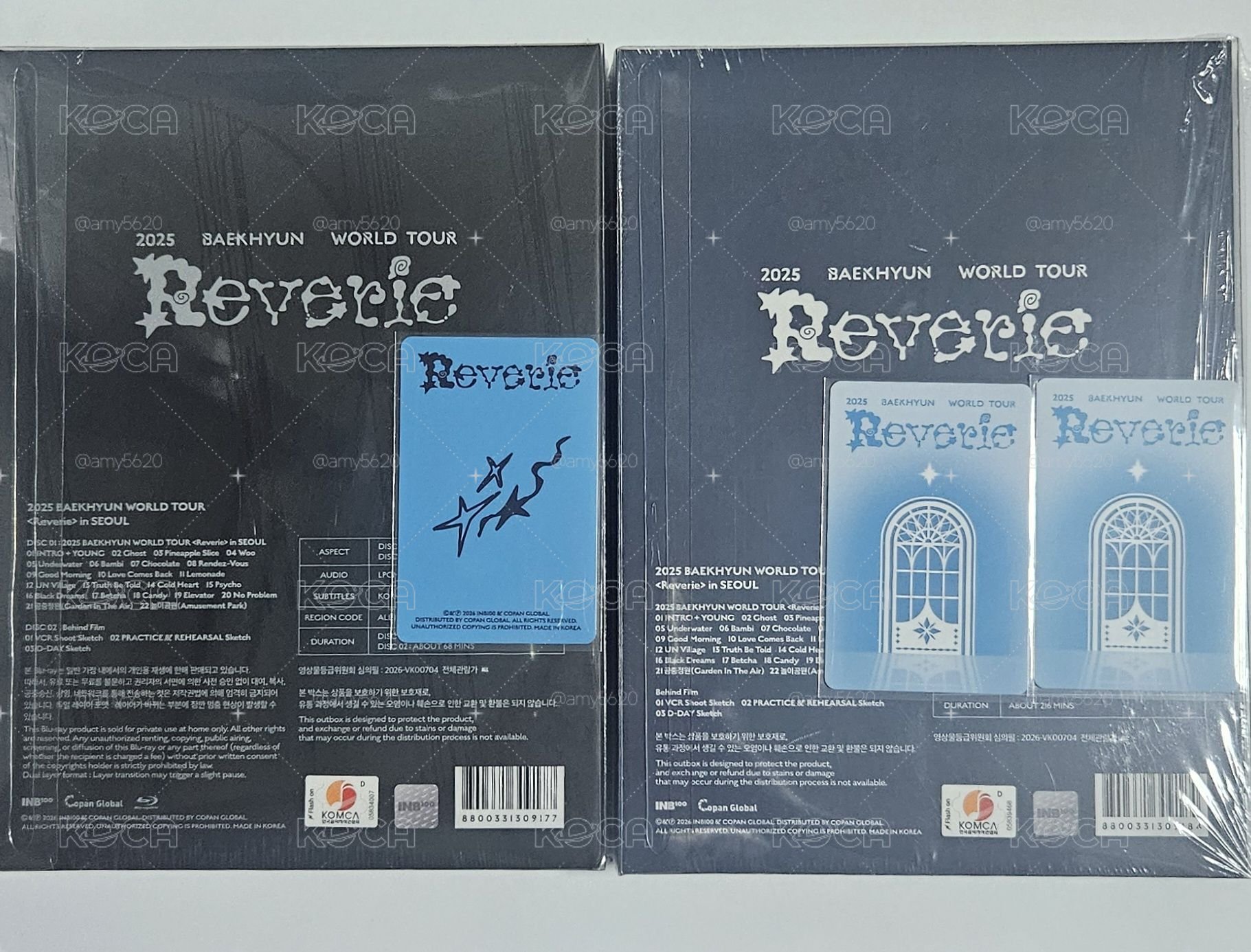 伯賢 二巡DVD 藍光版+QR版