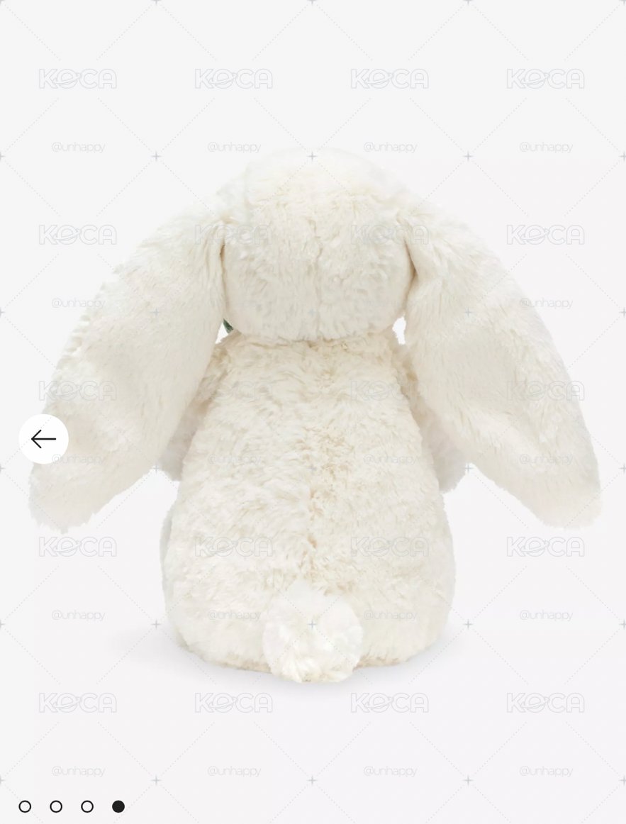 JELLYCAT🐰Cream Bunny With Plant Soft Toy 31cm