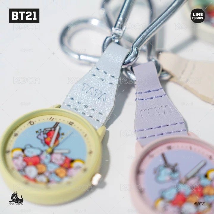 BT21 minini 登山扣掛錶(TATA)