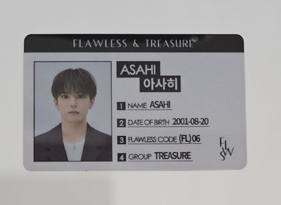 FLAWLESS & TREASURE  ASAHI