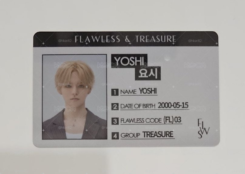 FLAWLESS & TREASURE  YOSHI