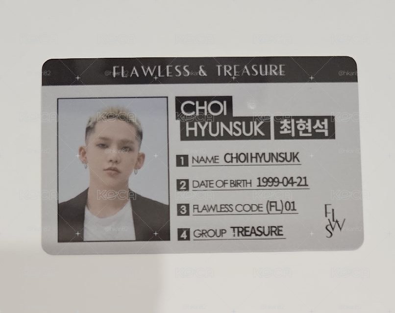 FLAWLESS & TREASURE CHOIHYUNSUK