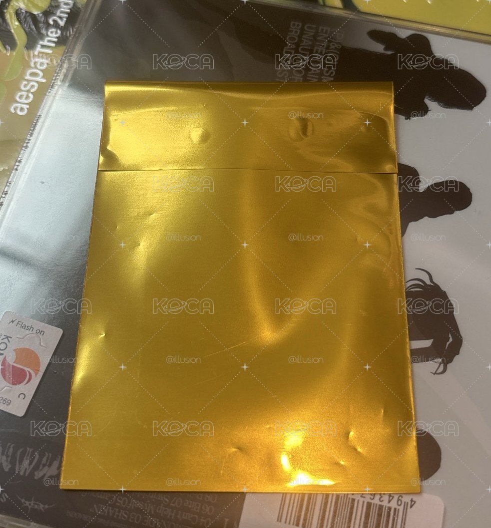 aespa 東蛋特典 未拆金袋盲包