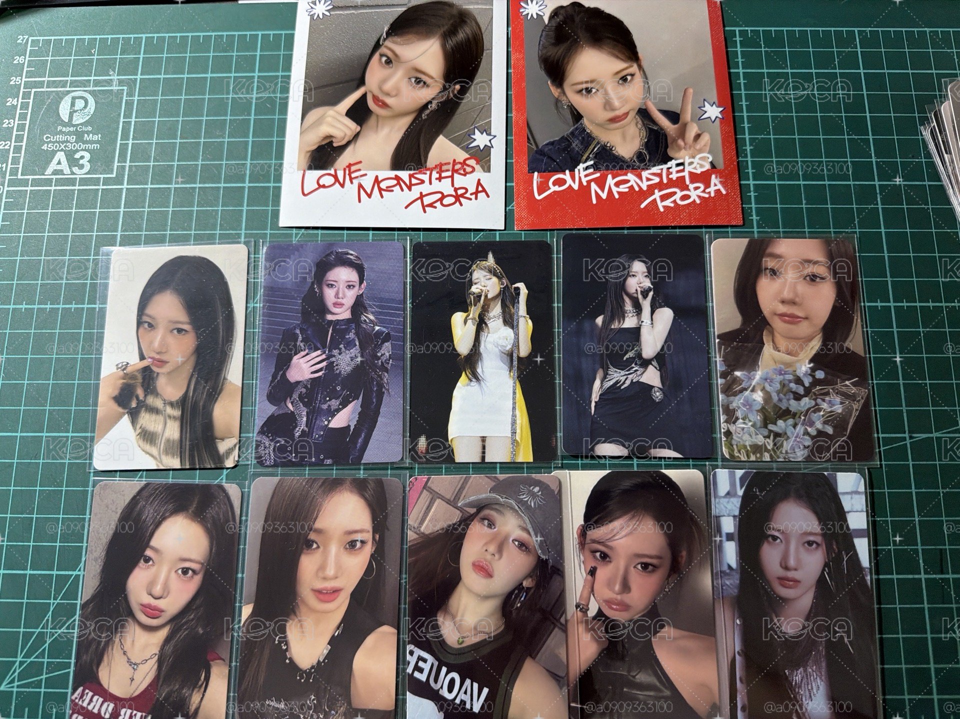 Hello monsters Rora 塔店 10張出便宜出加快閃店拍立得AB 塔店卡包