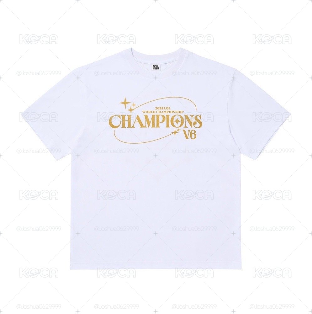 25 T1 世界賽冠軍 六星T-shirt 