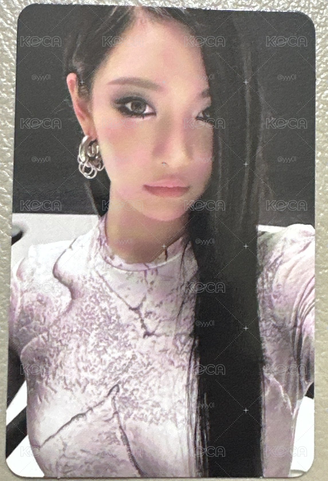 Ningning LEMONADE P.O.S 專輯卡 