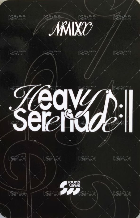 Heavy Serenade sw 2.0 GV EVENT 簽售卡  背面