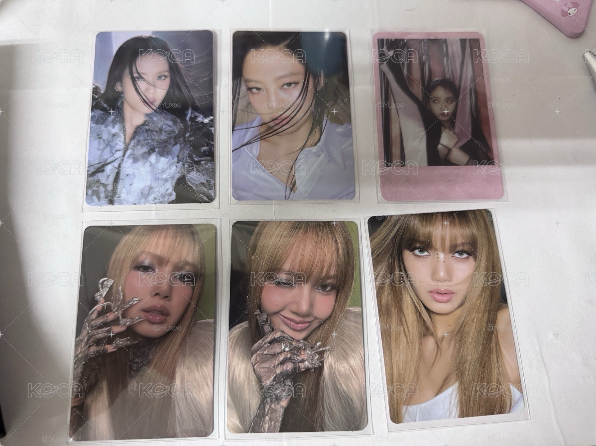 BLACKPINK Lisa粉膠卡