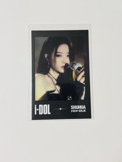 i-dle (G)I-DLE 舒華 SHUHUA 官方小卡