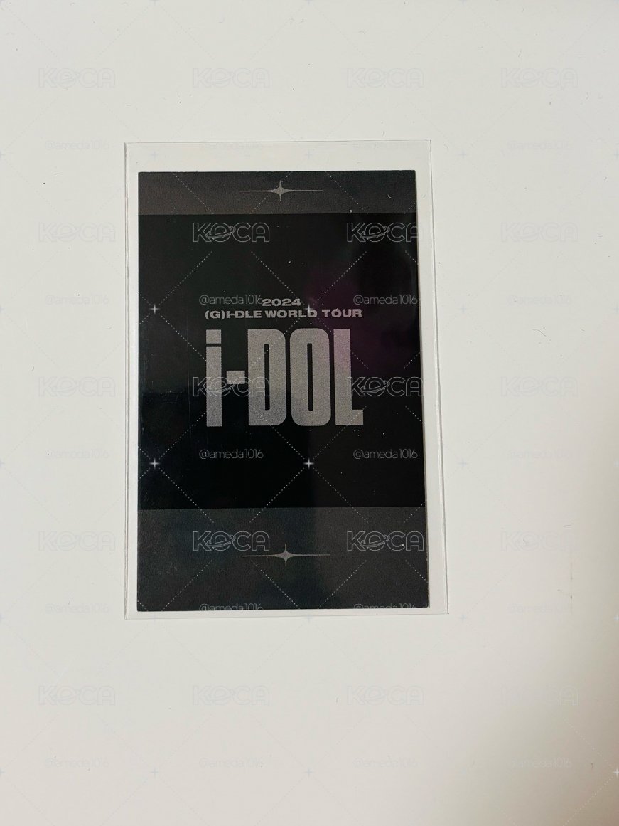 i-dle (G)I-DLE 舒華 SHUHUA 官方小卡