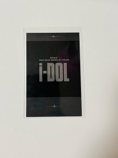 i-dle (G)I-DLE 舒華 SHUHUA 官方小卡