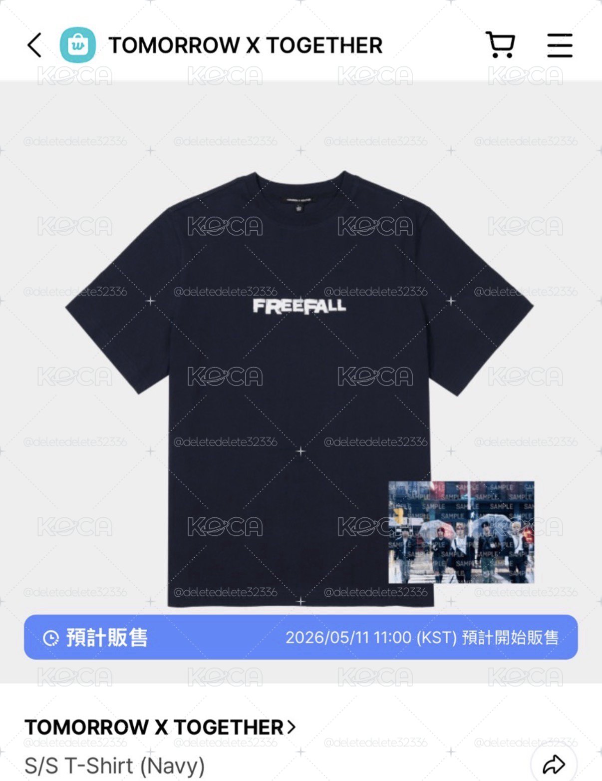 正三 freefall T恤