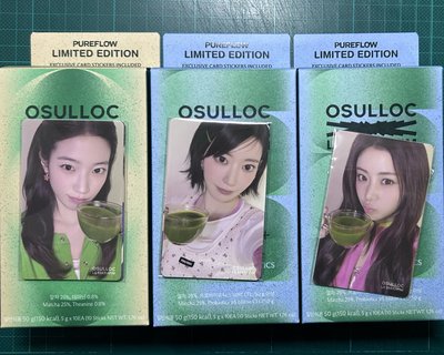 PUREFLOW OSULLOC 抹茶粉本體+抹茶卡貼