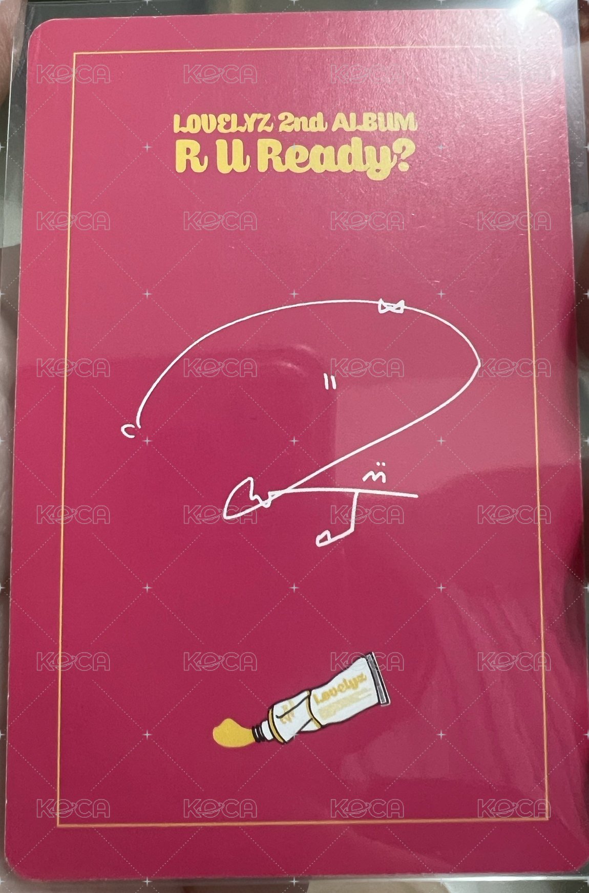 R U Ready? 專輯卡  背面