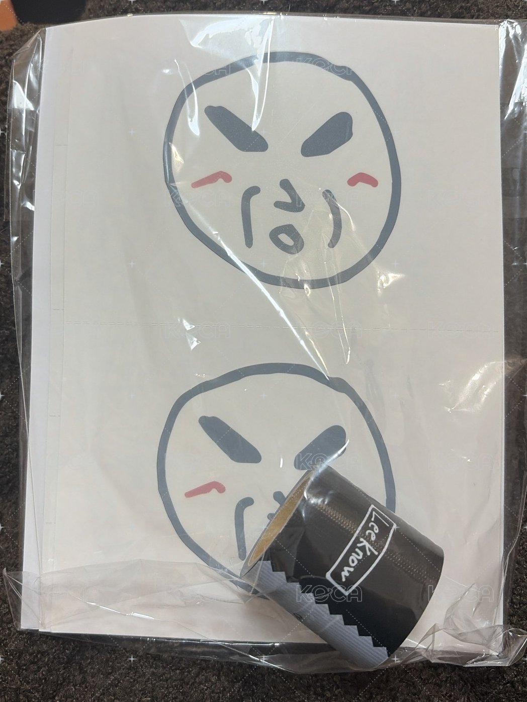 小皺人紋身貼+膠帶