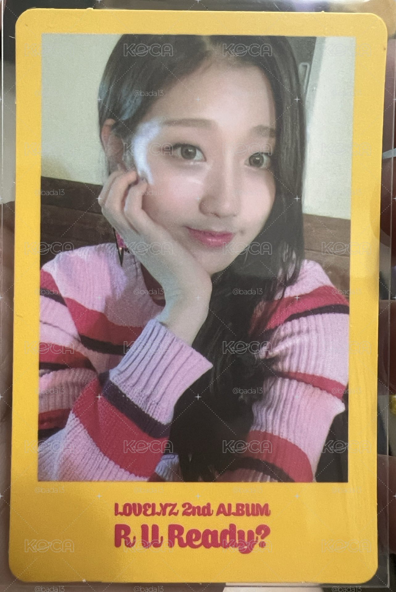 Lovelyz 叡仁 R U Ready? 專輯卡 
