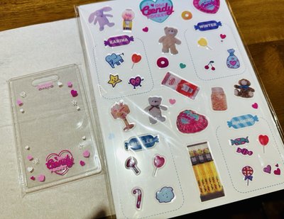 白情週邊：立體貼紙+卡套
