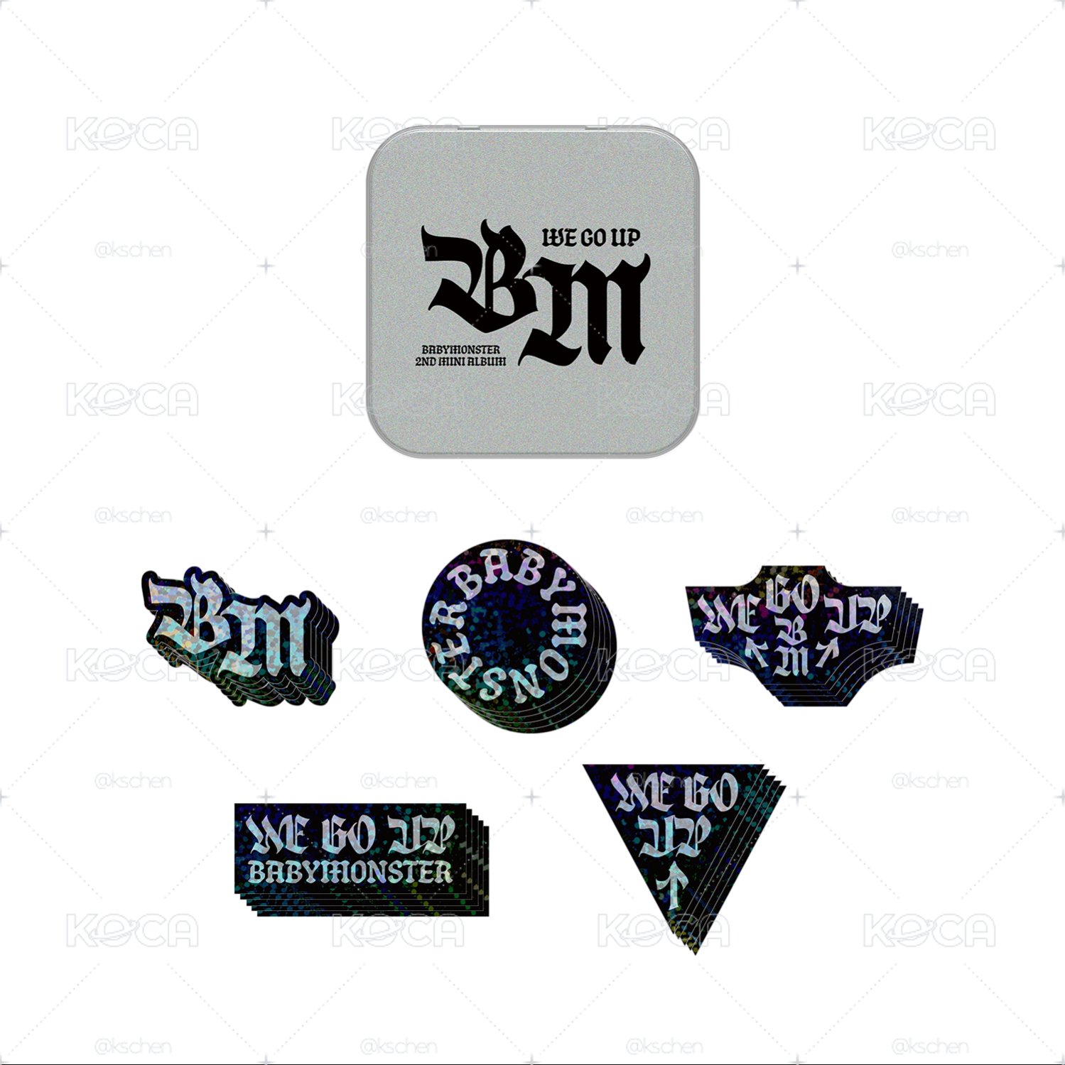 現貨 | WE GO UP鐵盒貼紙組