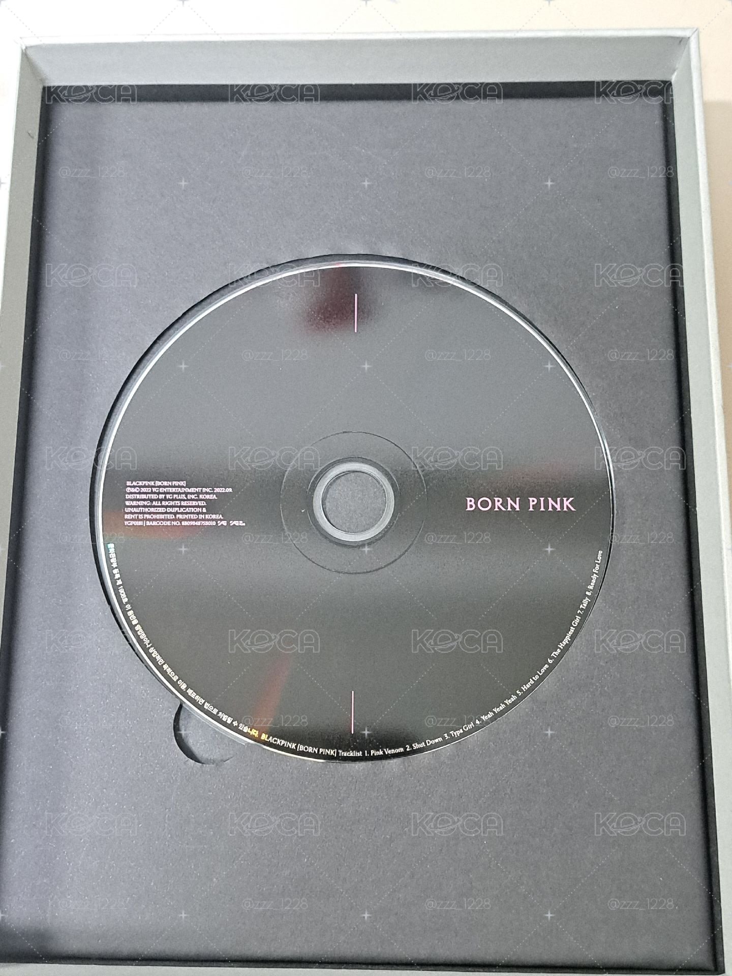 BLACKPINK BORN PINK 空專黑版