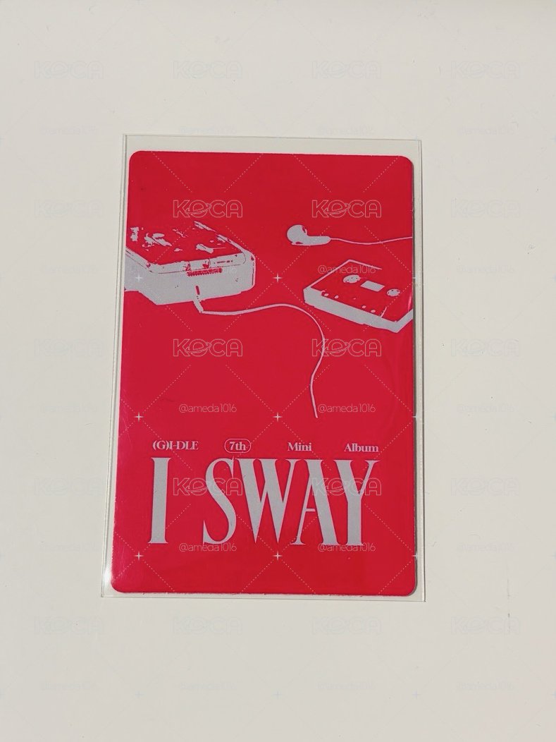 I-DLE MINNIE 米妮 官方小卡 迷你七輯《I SWAY》POCA盤專輯卡