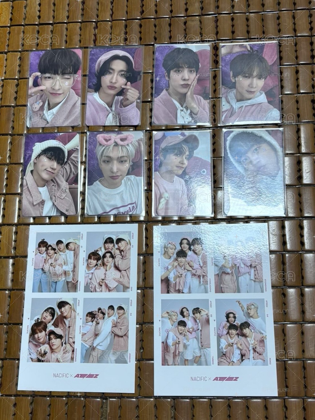 ATEEZ NACIFIC代言卡+人生四格