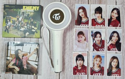 二手 twice 三代手燈 應援棒 無盒 日場 一番賞 透卡  ENEMY 空專 合售