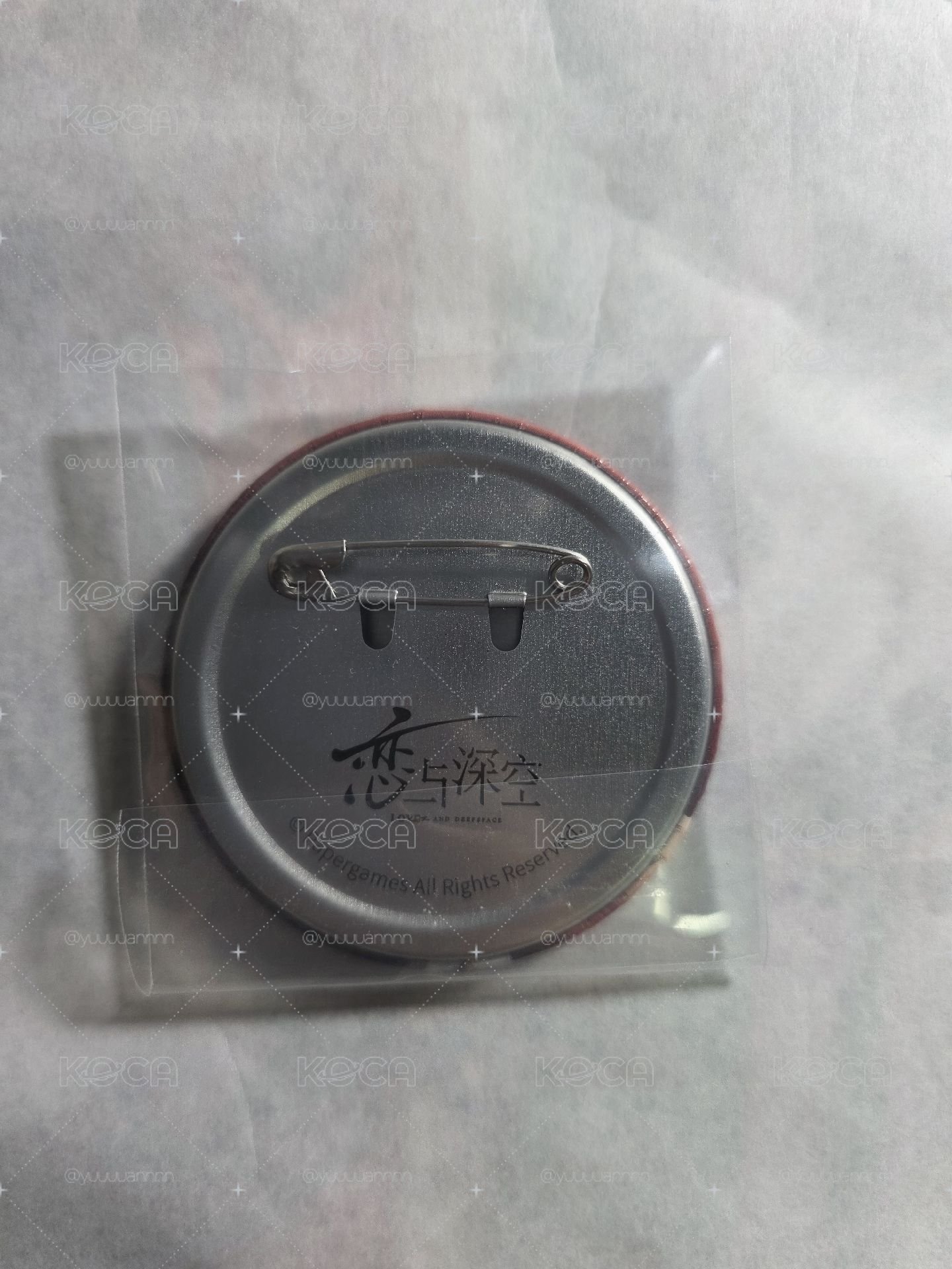 秦徹 囚籠時分徽章