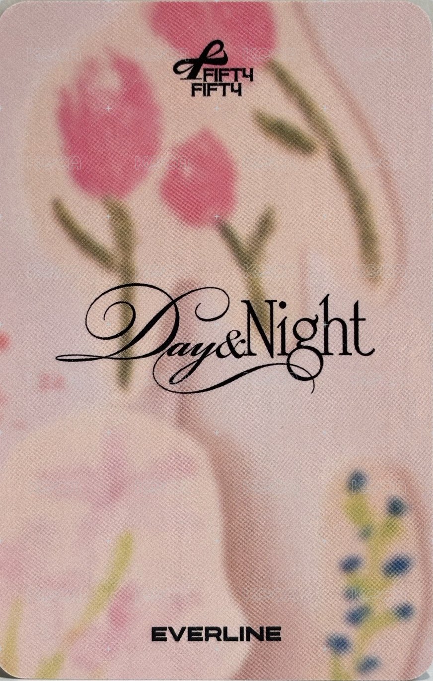 Day & Night el 線上9.0 簽售卡  背面