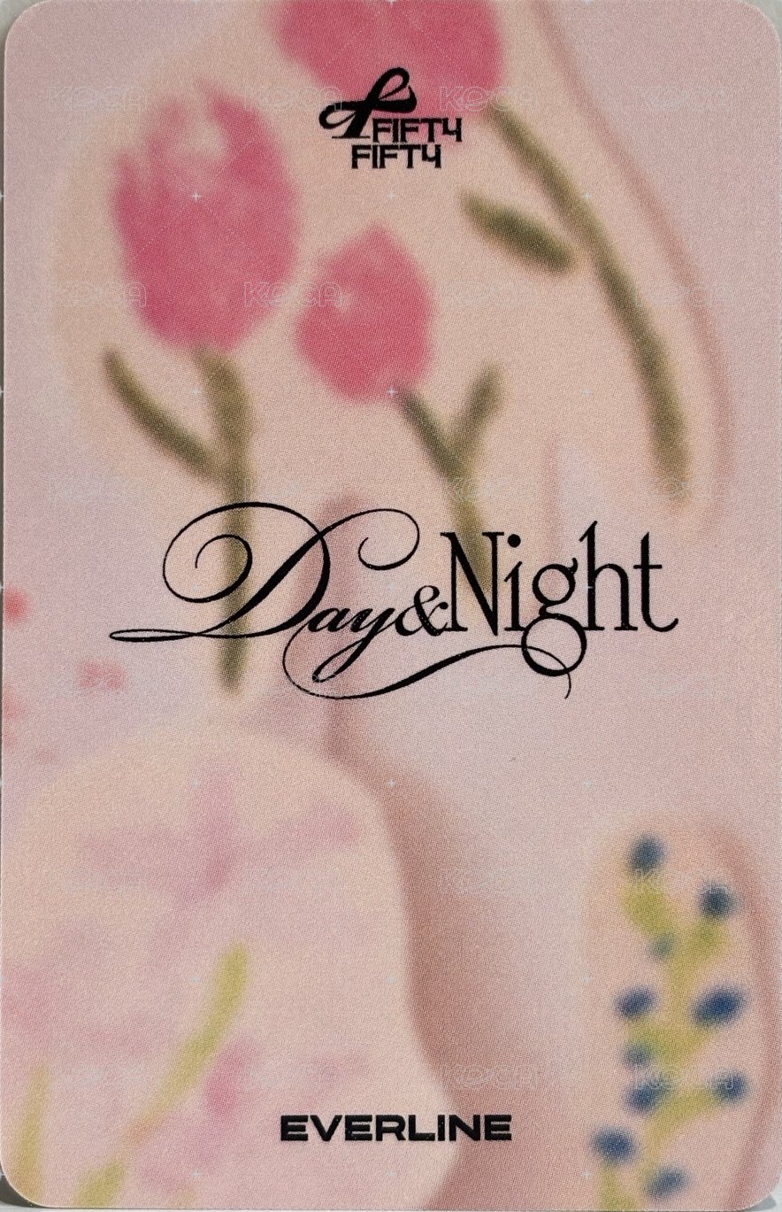 Day & Night el 線上9.0 簽售卡  背面
