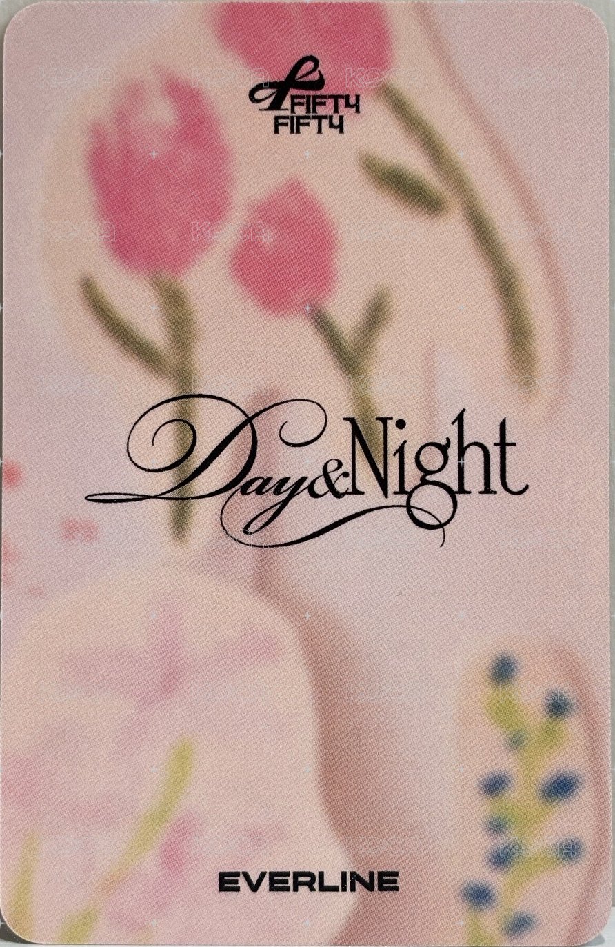 Day & Night el 線上9.0 簽售卡  背面