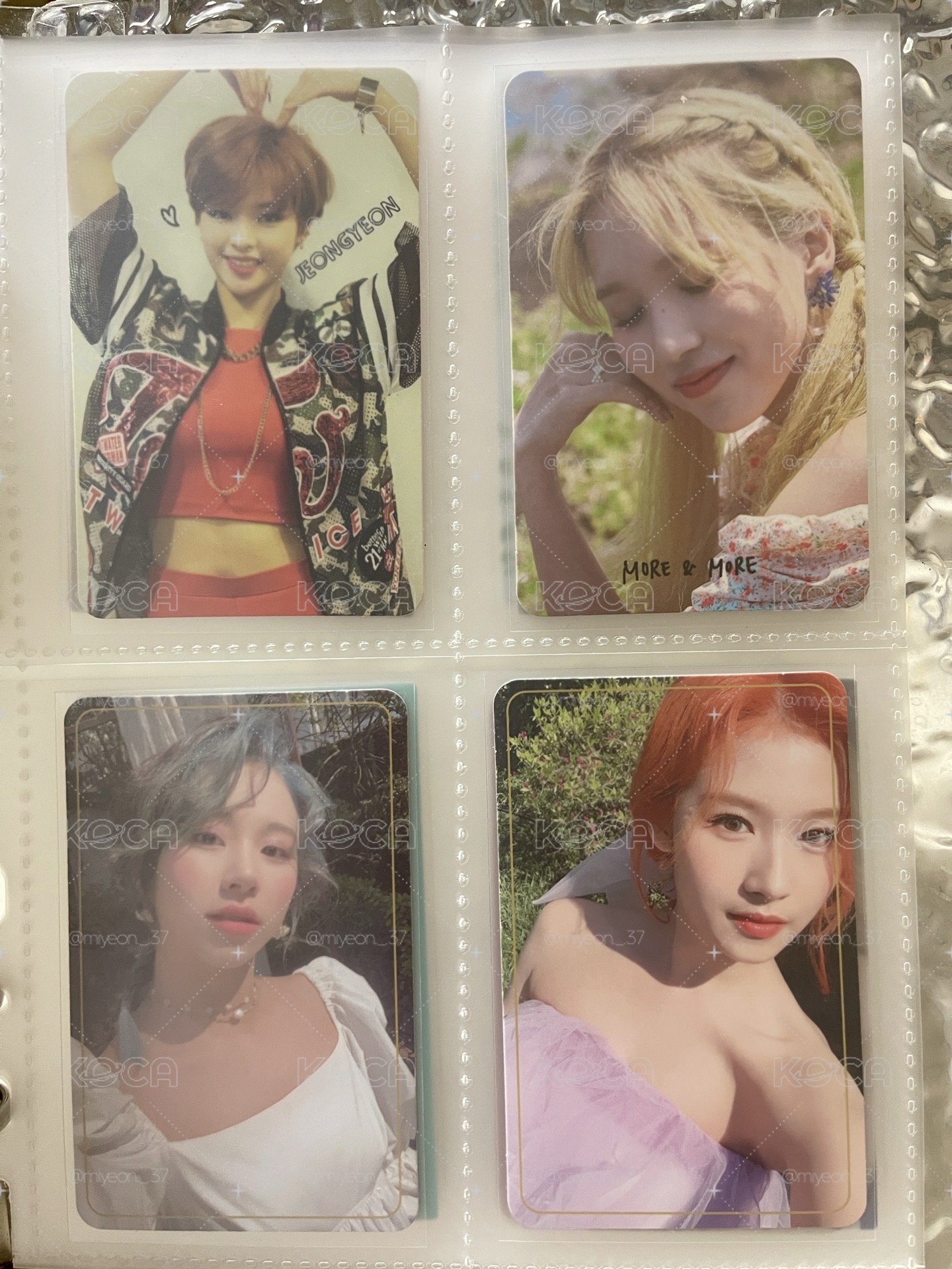TWICE 專卡區